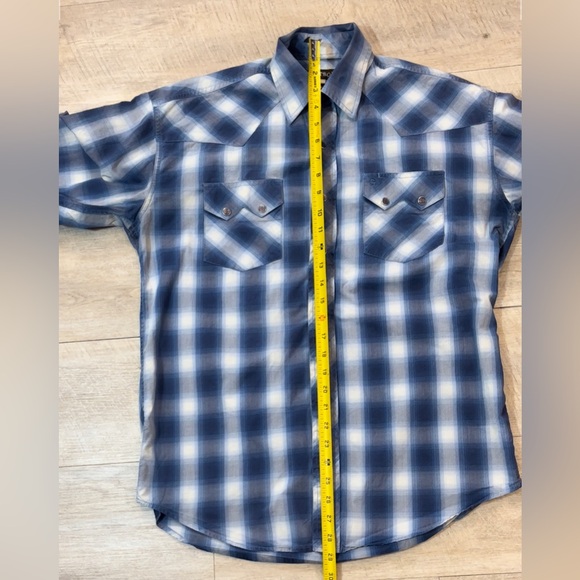 Stetson Men’s Cotton Pearl Snap Western Shirt Size Medium - Picture 7 of 9